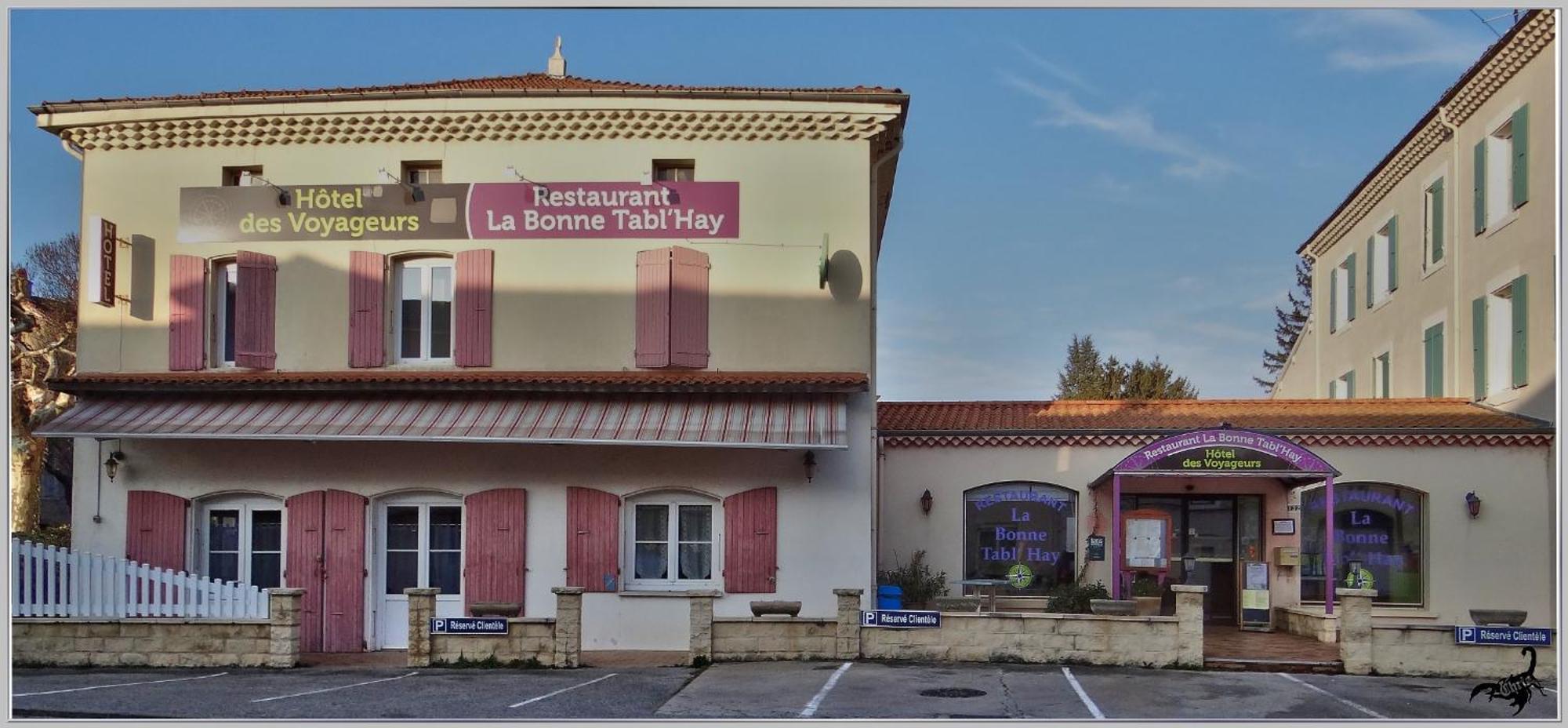 Logis Hotel Des Voyageurs Restaurant La Bonne Tabl'Hay Livron-sur-Drôme Esterno foto