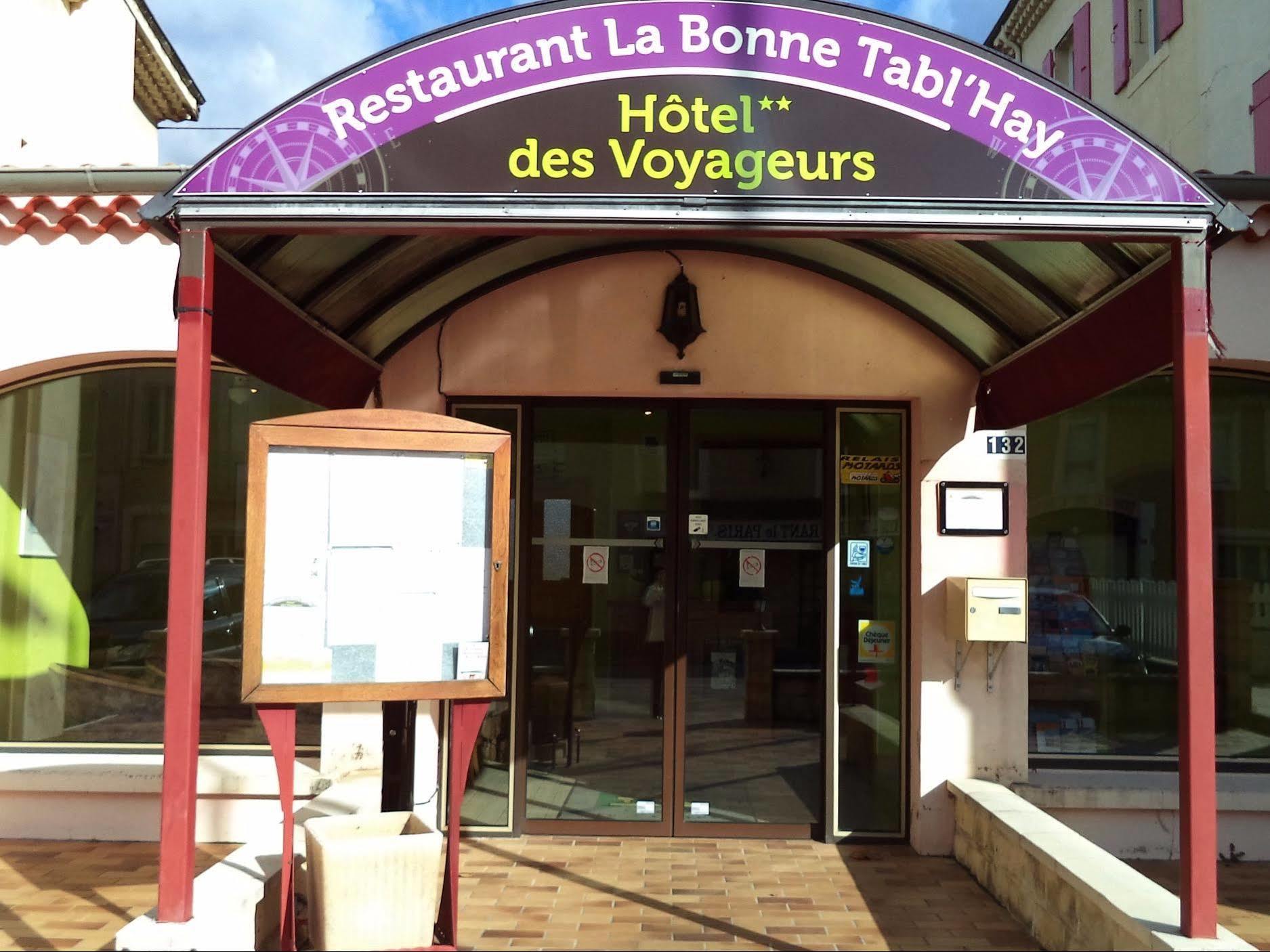 Logis Hotel Des Voyageurs Restaurant La Bonne Tabl'Hay Livron-sur-Drôme Esterno foto